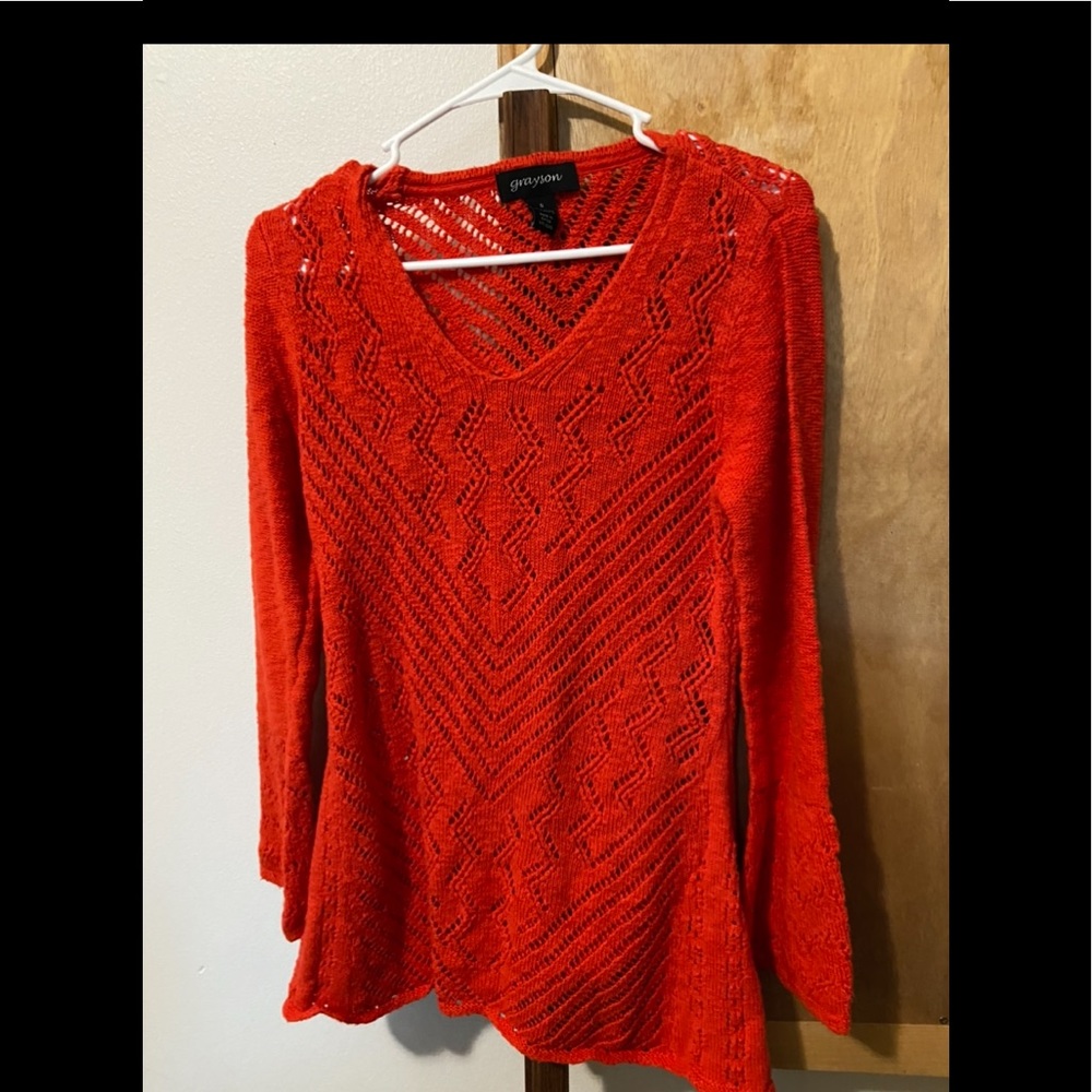 Red Grayson Sweater